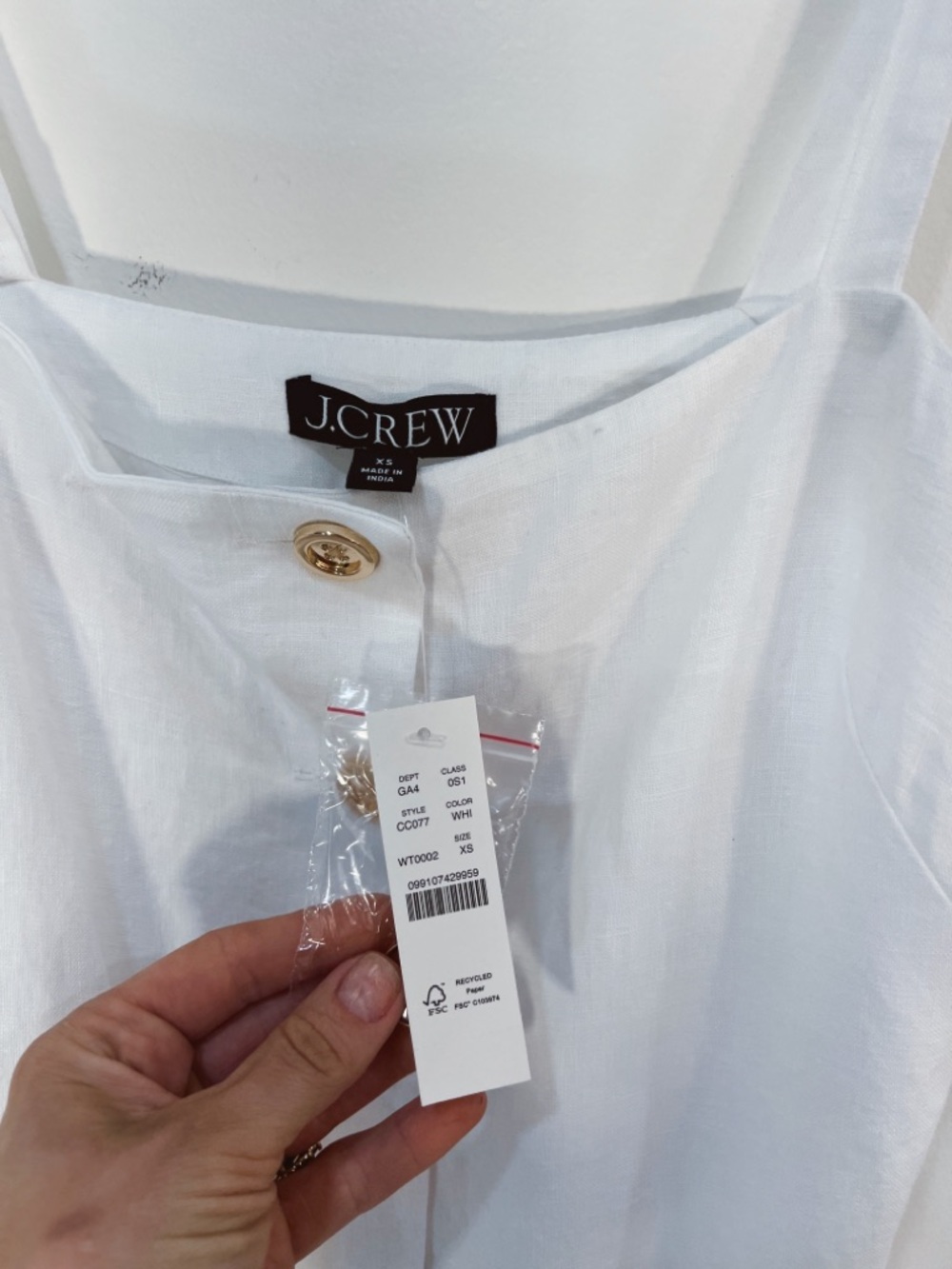 J. Crew Claudia Mini Linen Dress - Picture 11 of 12